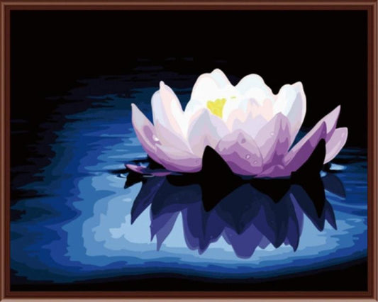 Pink Lotus - DIY Painting By Numbers Kit