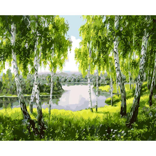 Amazon Green Forest - DIY Painting By Numbers Kit