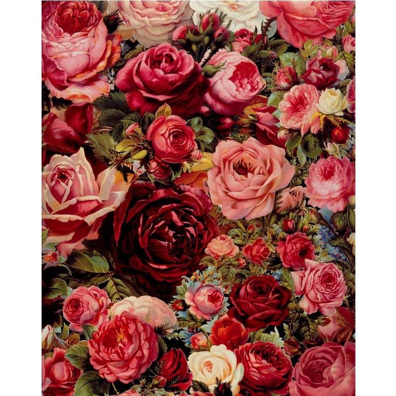 Red Flower Bed - DIY Painting By Numbers Kits