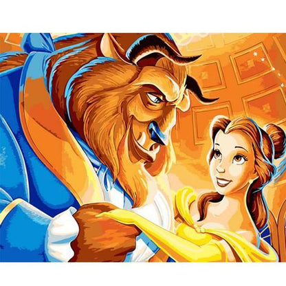 Beauty & The Beast - DIY Painting By Numbers Kit