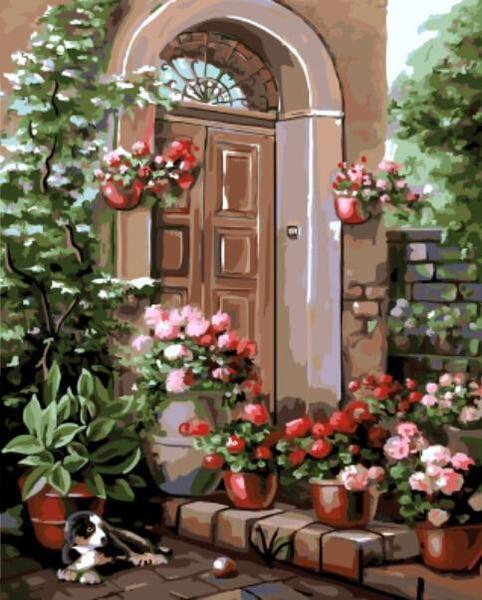 Garden House - DIY Painting By Numbers Kit