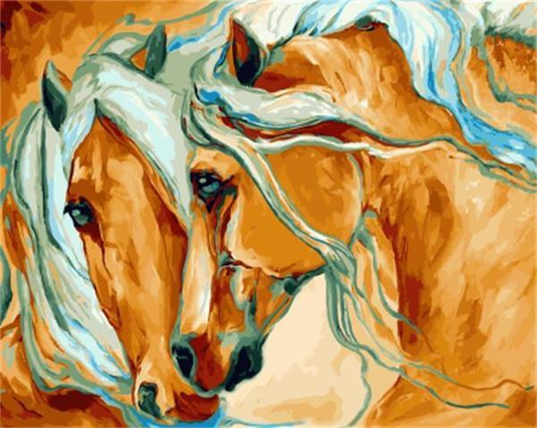 Horse Love - DIY Painting By Numbers Kit