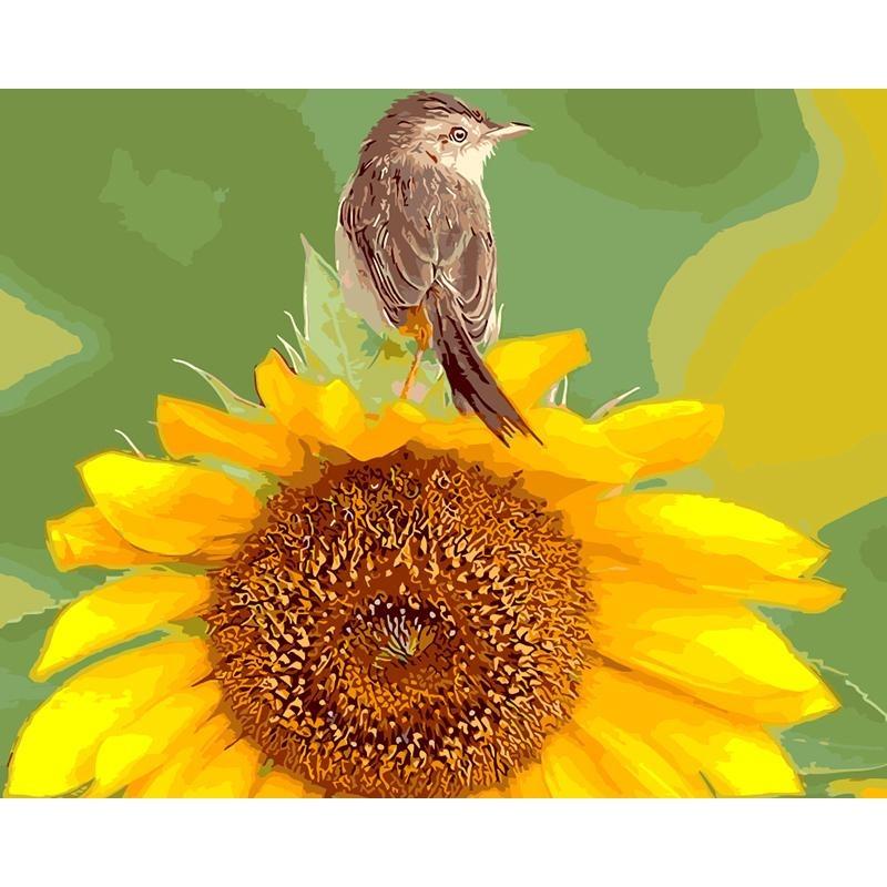 Sunflower Sparrow - DIY Painting By Numbers Kits