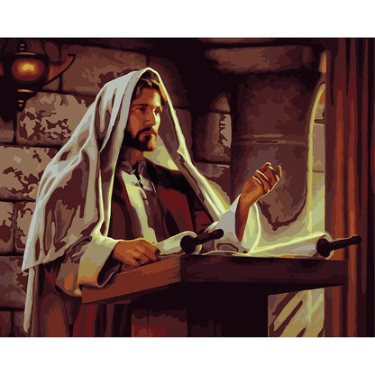 Jesus Christ Preaching - DIY Painting By Numbers Kit