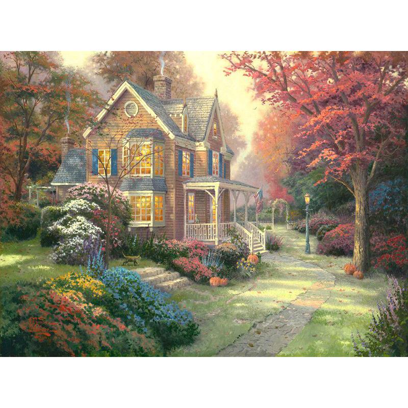 Nice View Of The House - DIY Painting By Numbers Kit