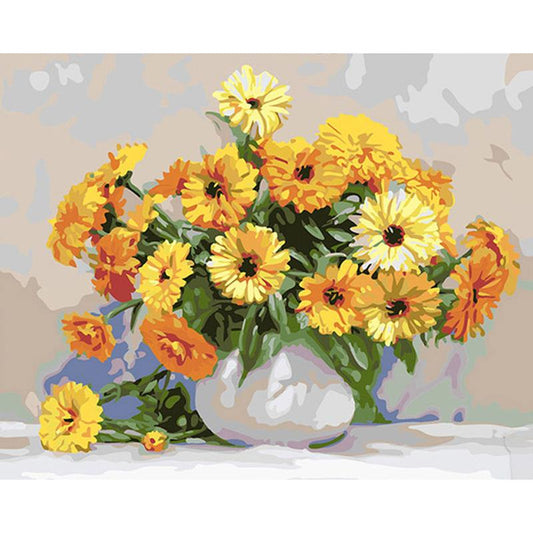 Beautiful Sunflowers - DIY Painting By Numbers Kit