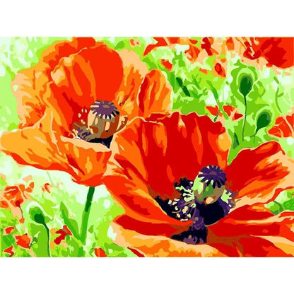 Bright Flowers - DIY Painting By Numbers Kits