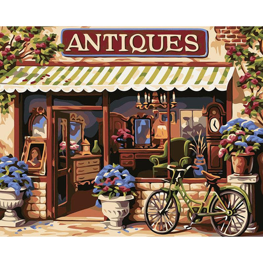 Antiques Store - DIY Painting By Numbers Kit