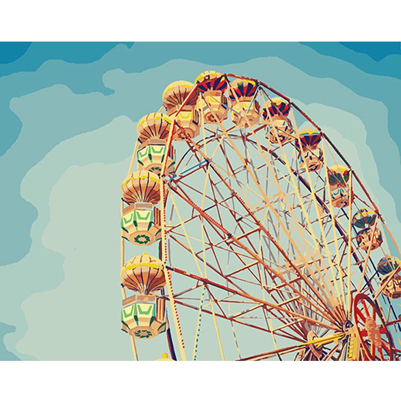 Ferris Wheel - DIY Painting By Numbers Kit