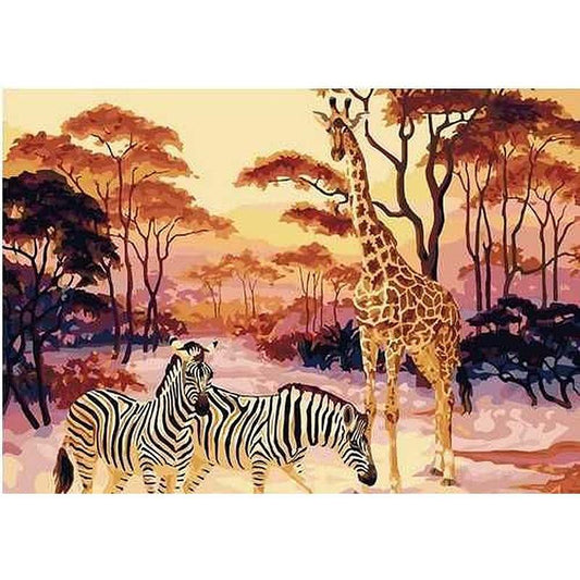 Jungle Friends - DIY Painting By Numbers Kits