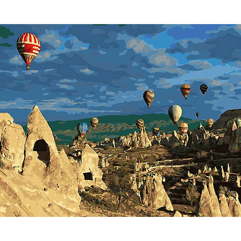 Air Balloons - DIY Painting By Numbers Kit