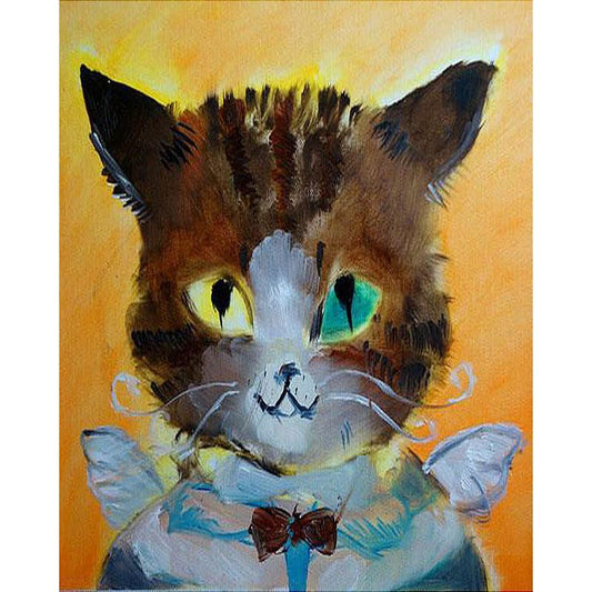 Evil Cat - DIY Painting By Numbers Kit