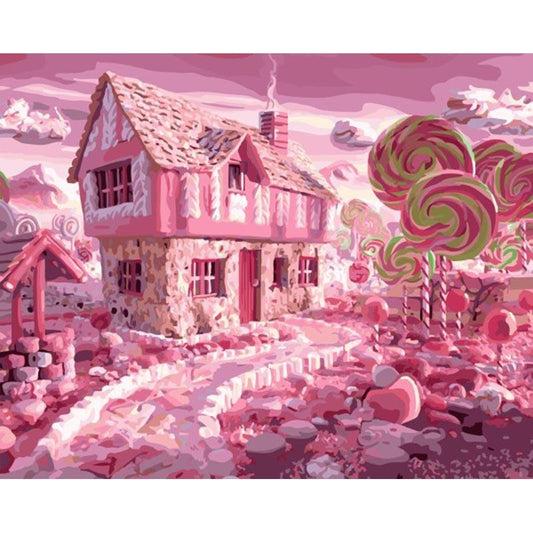 Candy Land - DIY Painting By Numbers Kit