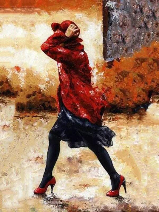 Girl in Red - DIY Painting By Numbers Kit