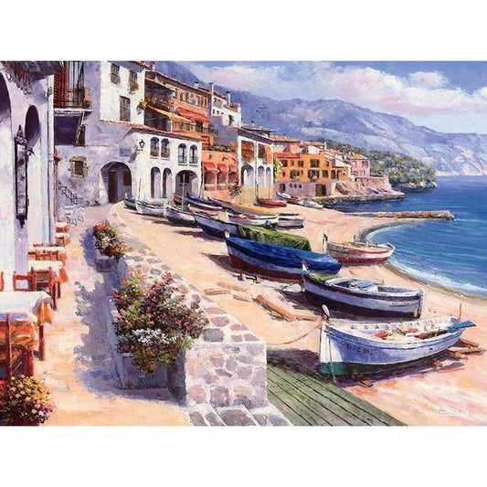 City Sea Shore - DIY Painting By Numbers Kit