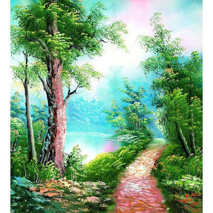 Forest Path - DIY Painting By Numbers Kit