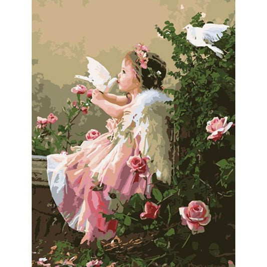 Adorable Angel - DIY Painting By Numbers Kit