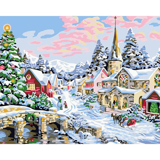 Christmas Time - DIY Painting By Numbers Kit