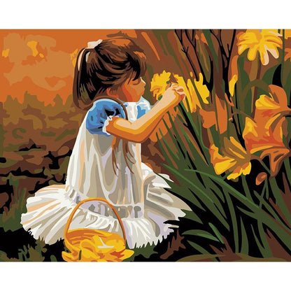 Gardening Girl - DIY Painting By Numbers Kit