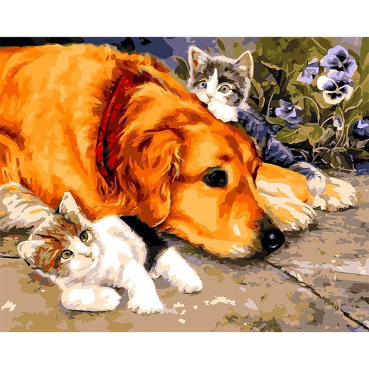 Adorable Pets - DIY Painting By Numbers Kit