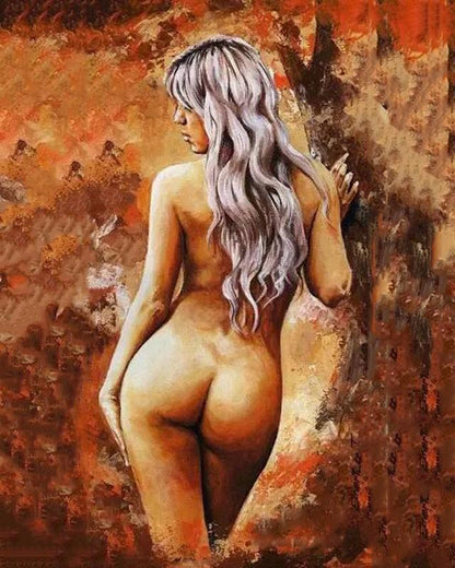 Naked Back Beauty - DIY Painting By Numbers Kit