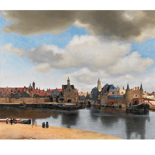 View of Delft - Jan Vermeer DIY Painting By Numbers Kit