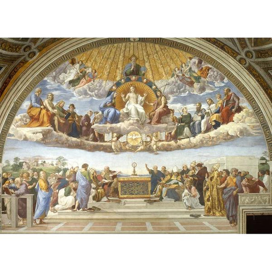 Disputation of the Most Holy Sacrament - Raphael DIY Painting By Numbers Kit