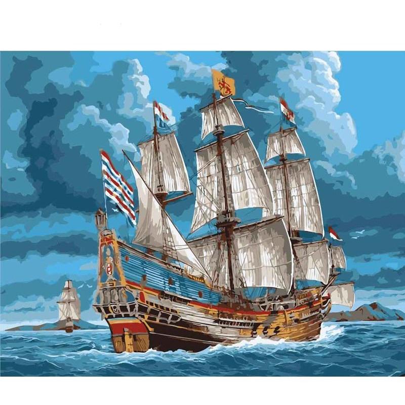 Ships of the World - DIY Painting By Numbers Kit