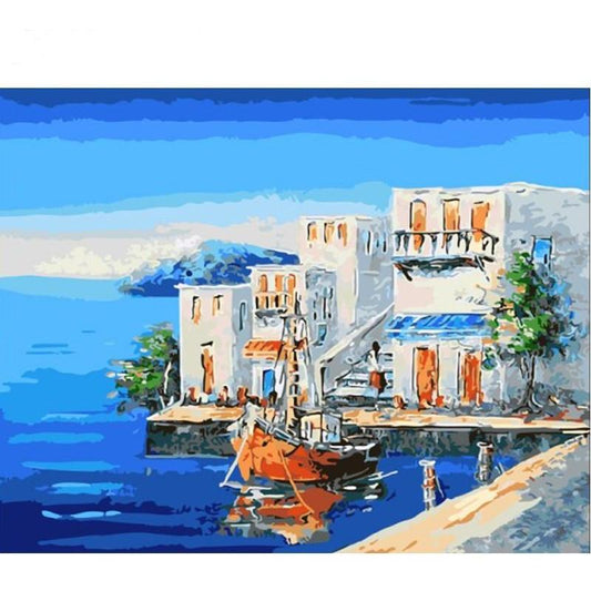 Cloistered Island - DIY Painting By Numbers Kit