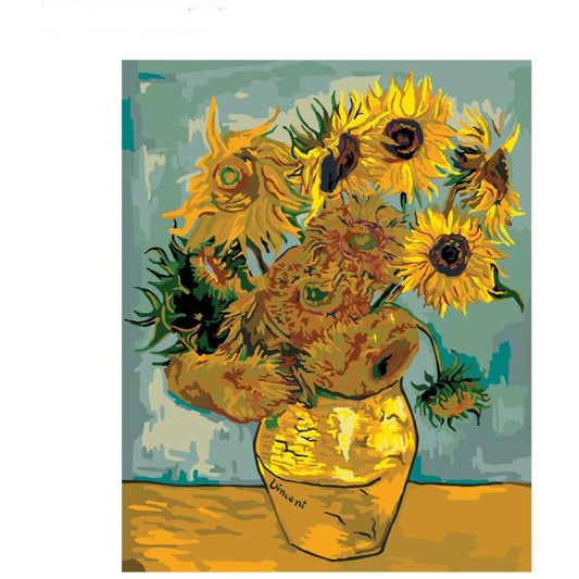 Flowers Of All Kinds - DIY Painting By Numbers Kit