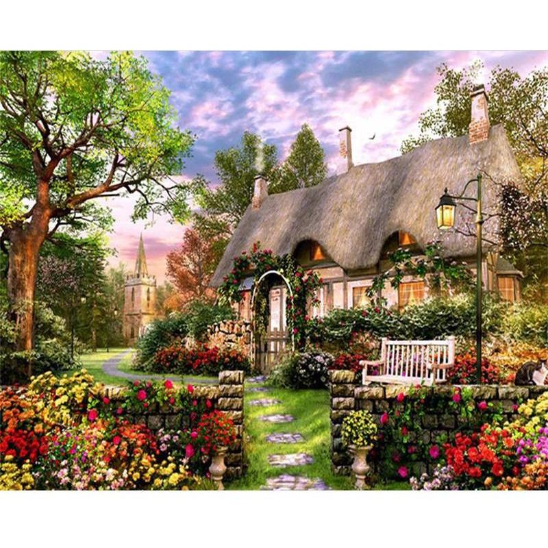 Enchanted House - DIY Painting By Numbers Kit