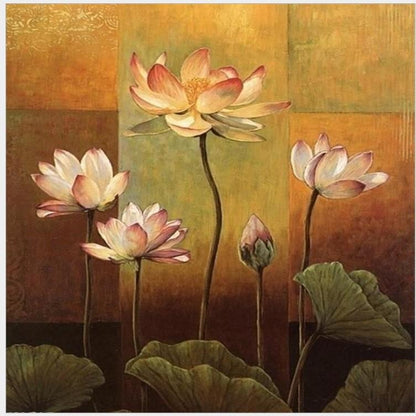 Lotuses - DIY Painting By Numbers Kit