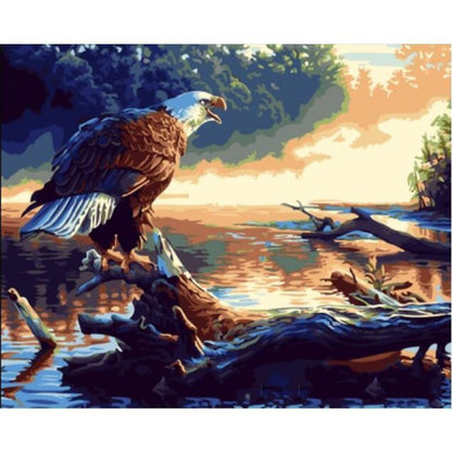 Eagle Screeching - DIY Painting By Numbers Kit