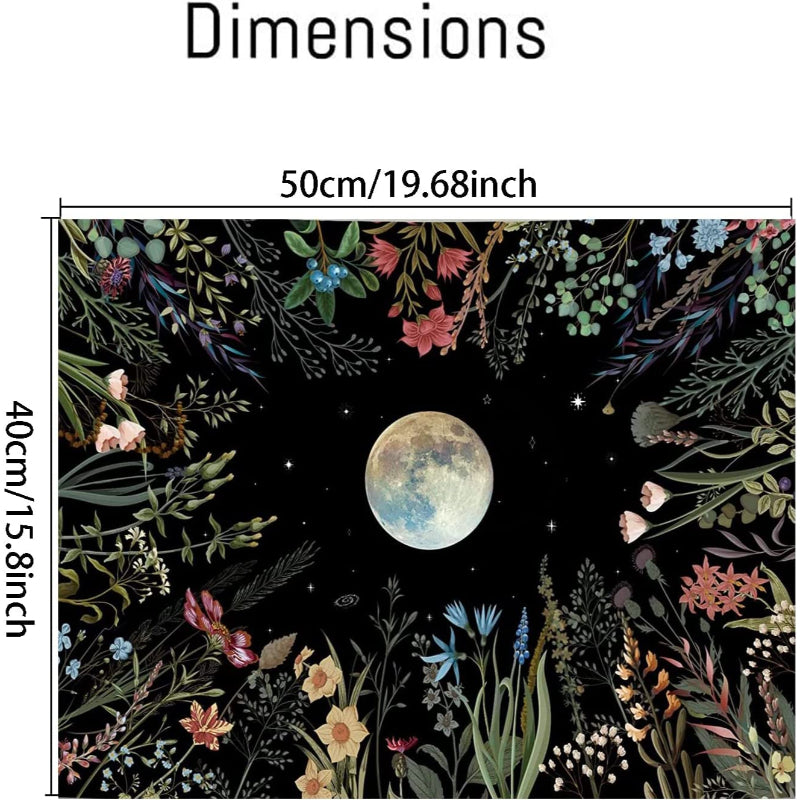 DIY Painting by Numbers Kits for Adults Starry, Paint by Number for Adults, Moon Flower Gifts Arts Crafts for Home Decor 16x20 Inch