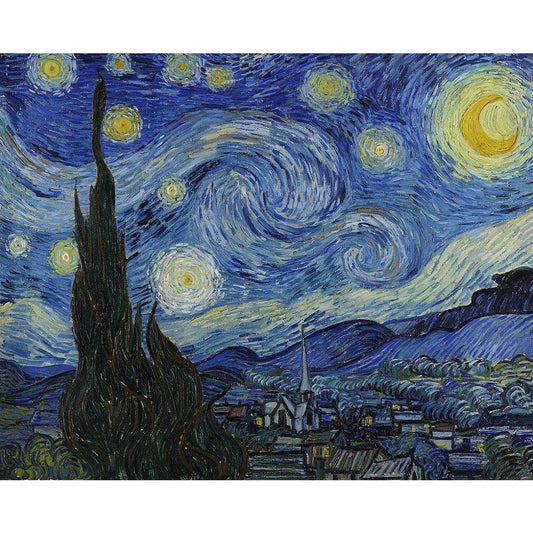 Vincent van Gogh - Starry Night - DIY Painting By Numbers Kit