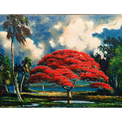 Poinciana - Harold Newton DIY Painting By Numbers Kit