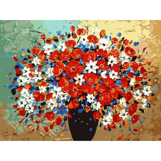 Abstract Flower - DIY Painting By Numbers Kit