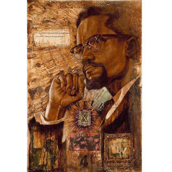 Malcolm X - Kevin A. Williams DIY Painting By Numbers Kits